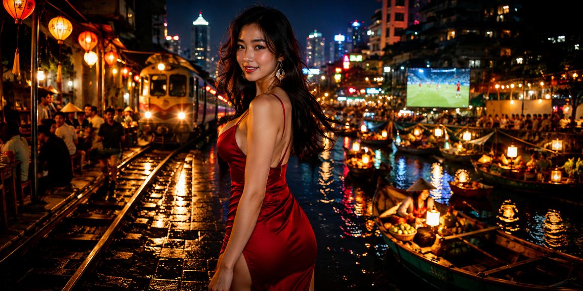 Cài đặt ứng dụng cá cược trên điện thoại tại chợ đêm Hà Nội