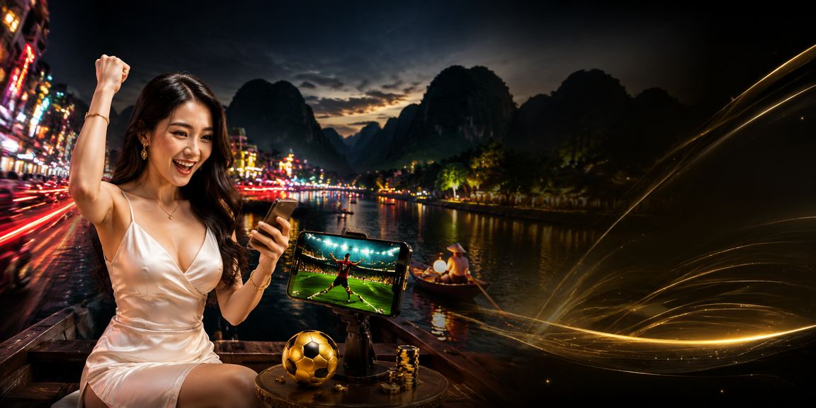 Không khí cá cược sôi động về đêm tại Ninh Bình với ánh đèn neon rực rỡ